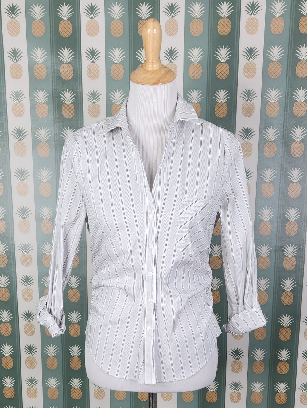 Heartloom Striped Button-Down Shirt